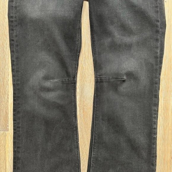 RtA Kiki Crop Raw Hem Jeans in Black Dusk Wash - Made in USA - Size 25 - Picture 15 of 16